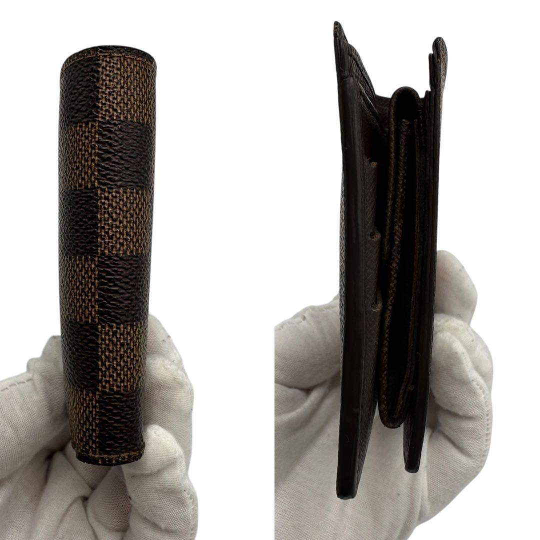 【極美品】ルイヴィトン ポルトフォイユ マルコ ダミエ 折り財布 CA0064