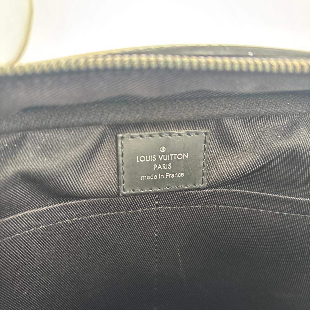 超極美品 ルイヴィトン モノグラムエクリプス バムバッグ M42906 ブラック