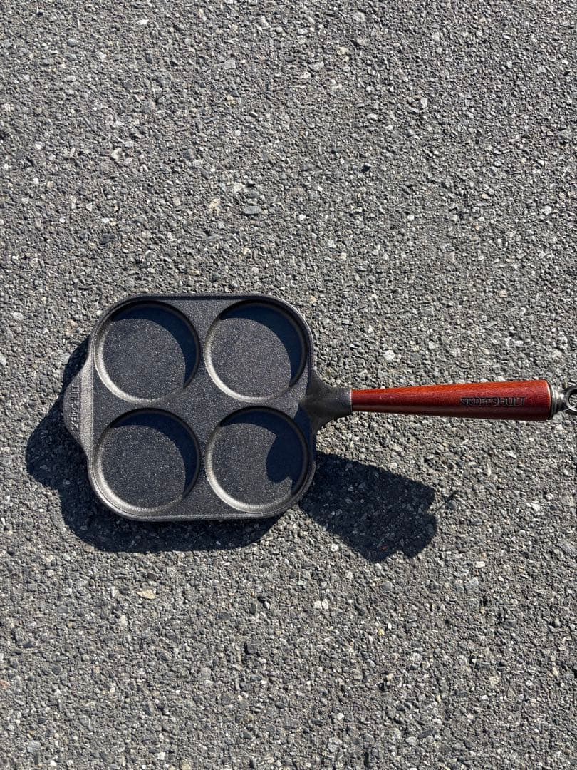 スウェーデン製 SKEPPSHULT 鋳鉄フライパン セット