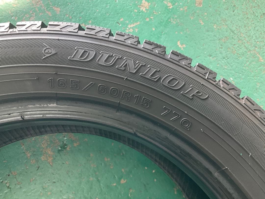 【送料無料】ダンロップ　ウィンターマックスWM02 165/60R15 中古4本