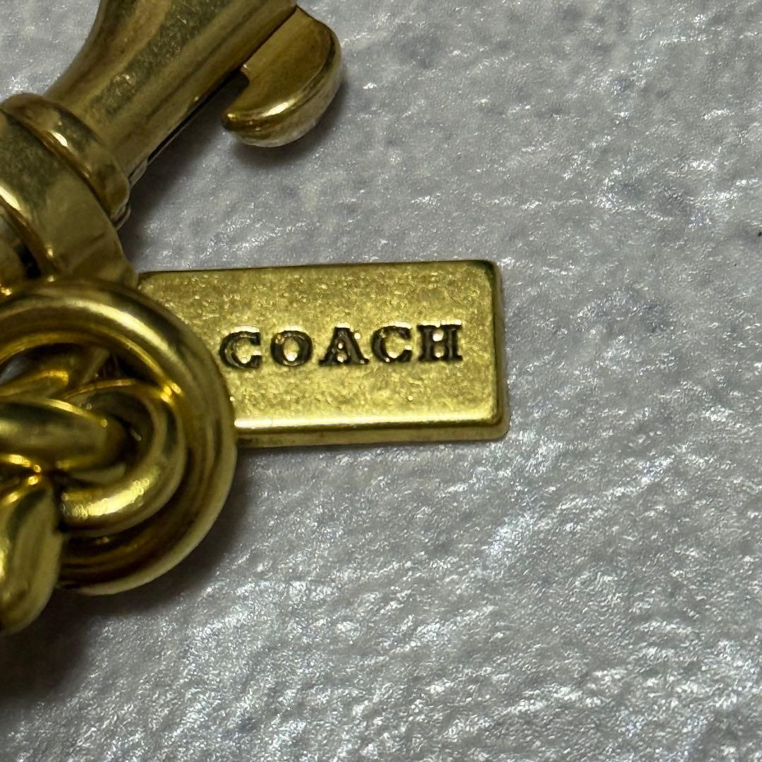 COACH チェリーキーホルダー ゴールド