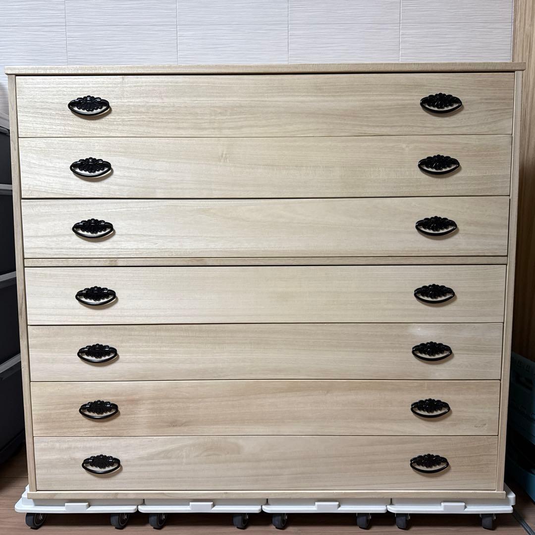 【きいちゃんさん専用】 桐たんす 7段　肥前 国産品 直接引取は5000円に値下