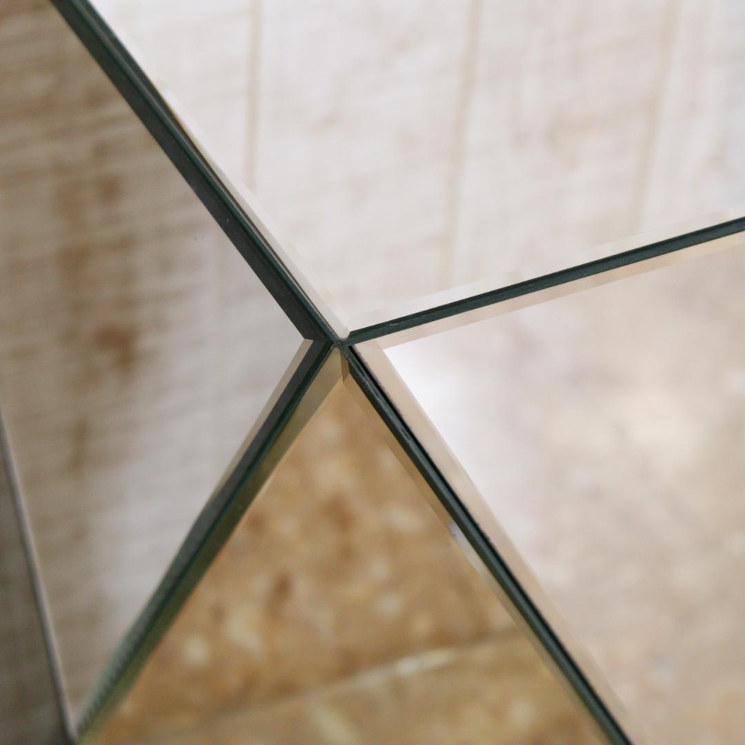 ミラー サイドテーブル ナイトテーブル コンソール フラワースタンド