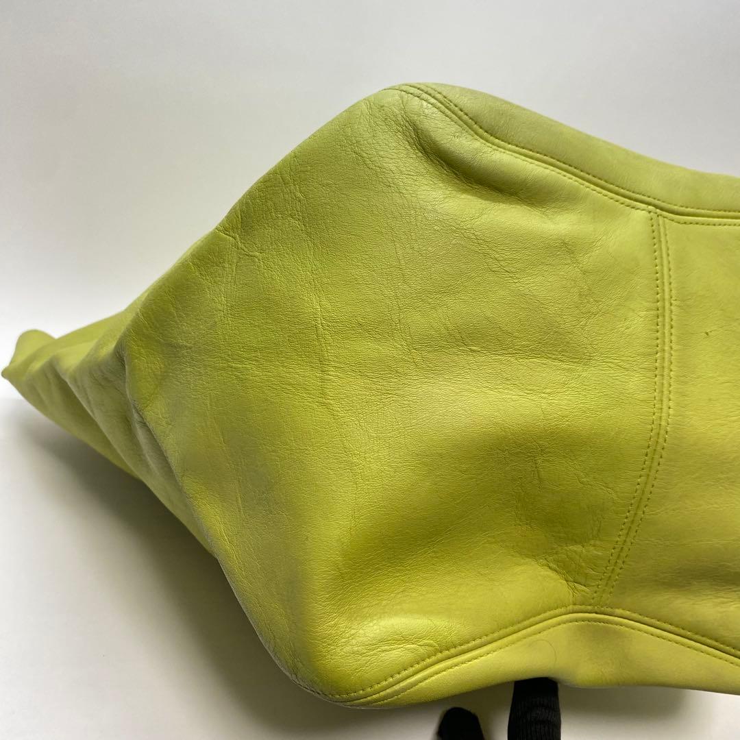 オールドコーチ 4082 グリーン 大容量トートバッグ 黄緑 レザー