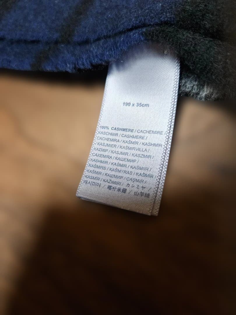 Johnstons of Elgin カシミヤ マフラー チェック柄