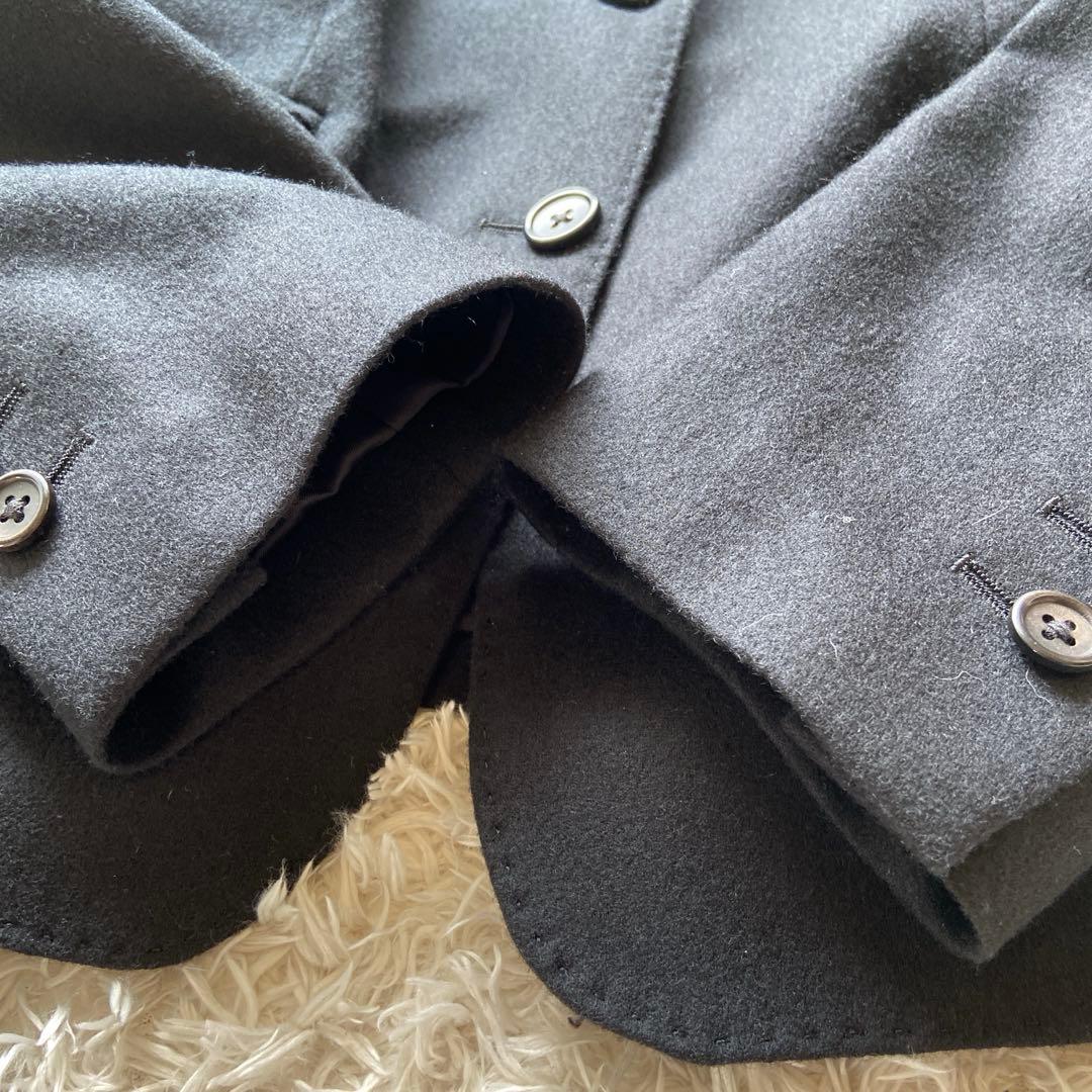 美品　マーガレットハウエル　パンツスーツ3 黒　ウール　フォックスブラザーズ