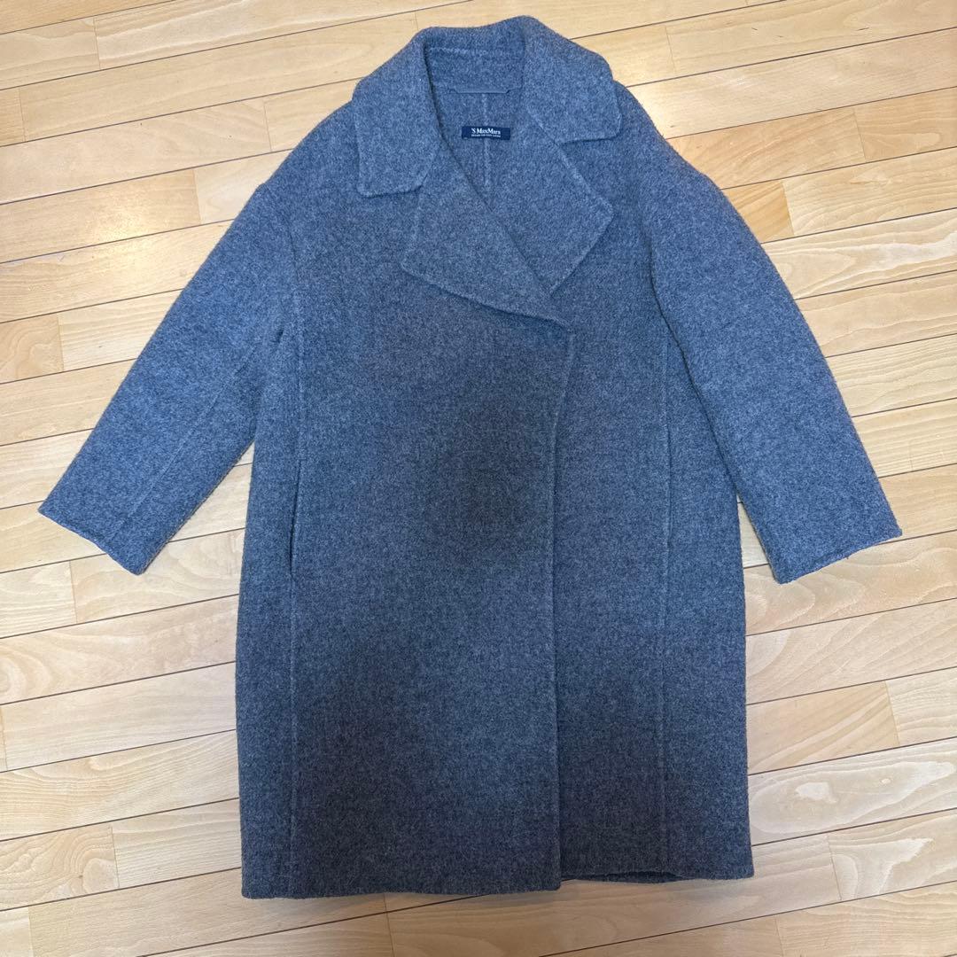 最終価格　S MaxMara グレー チェスターコート サイズ38