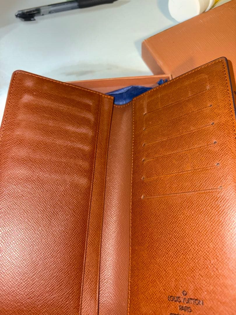 美品 Louis Vuitton ルイヴィトン モノグラム 二つ折長財布