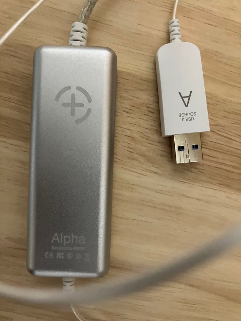 FIBBR Alpha USB A-B 光USBケーブル 光ファイバーUSB