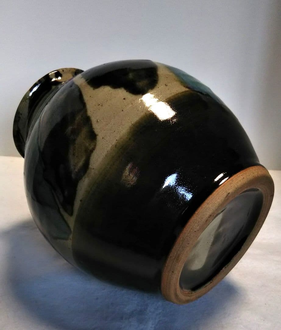 花瓶/骨董 益子焼 花瓶/花瓶/茶道具