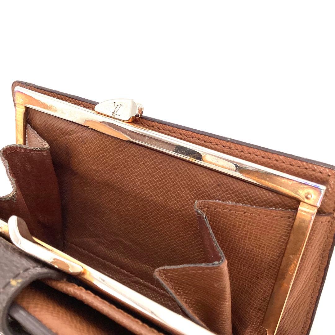 ルイ・ヴィトン　モノグラム　ヴィエノワ　がま口　メンズ　レディース　男性　女性