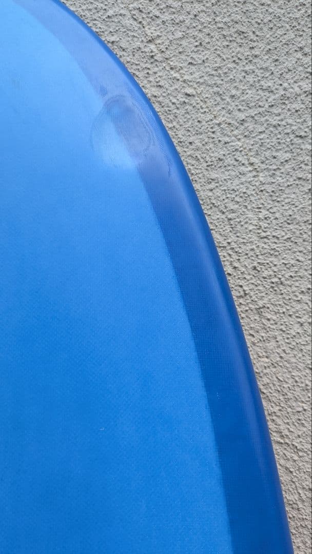青色のファンボード EST 6'6 デッキパッド、ケース付き