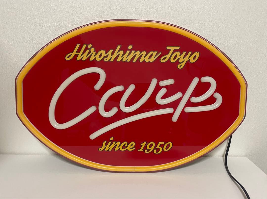 広島東洋カープ　2021年限定グッズ　ネオン風LEDサイン