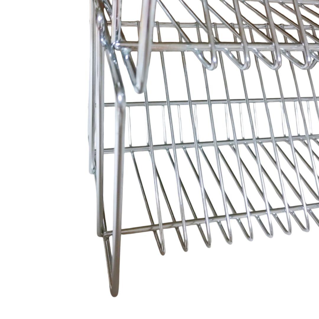 【アルミラック】スタッキング CD・DVDラック 8個【スチールラック】