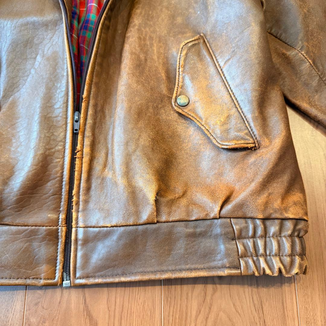 雰囲気◎ 80s バラクータ G-9 レザージャケット イングランド製