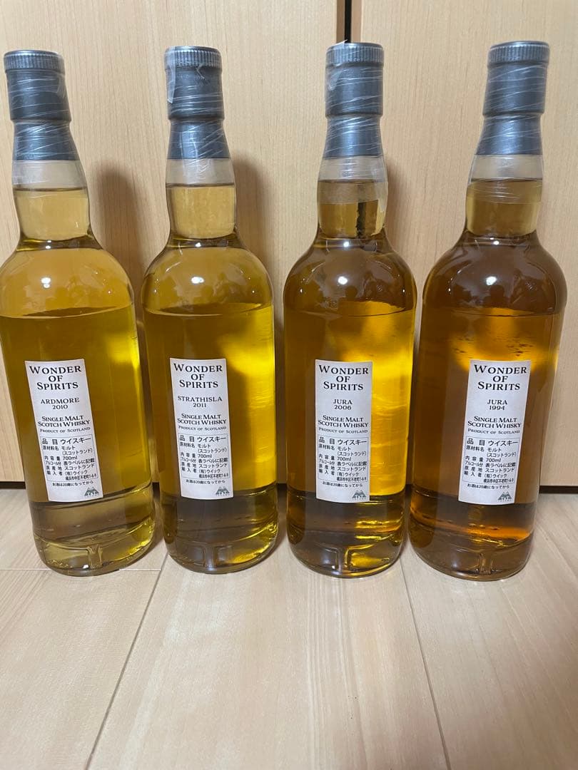 WONDER OF SPIRITS(ワンダー オブ スピリッツ) 4本セット