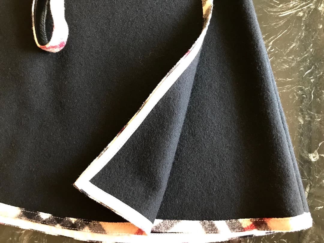 バーバリー　巻きスカート