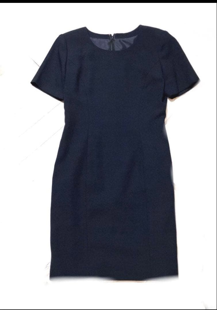 美品クレージュ　スーツ　ノーカラー　ワンピース　ジャケット　刺繍　セレモニー