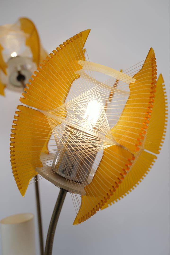 1960-70's ヴィンテージ ミッドセンチュリー 4灯 フロアランプ