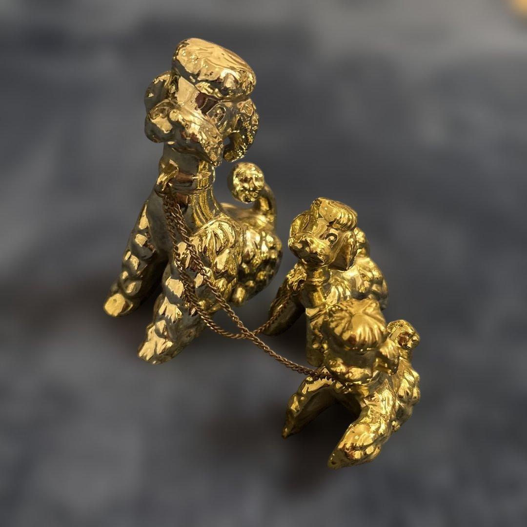 プードル　ヴィンテージ　アンティーク　フィギュア