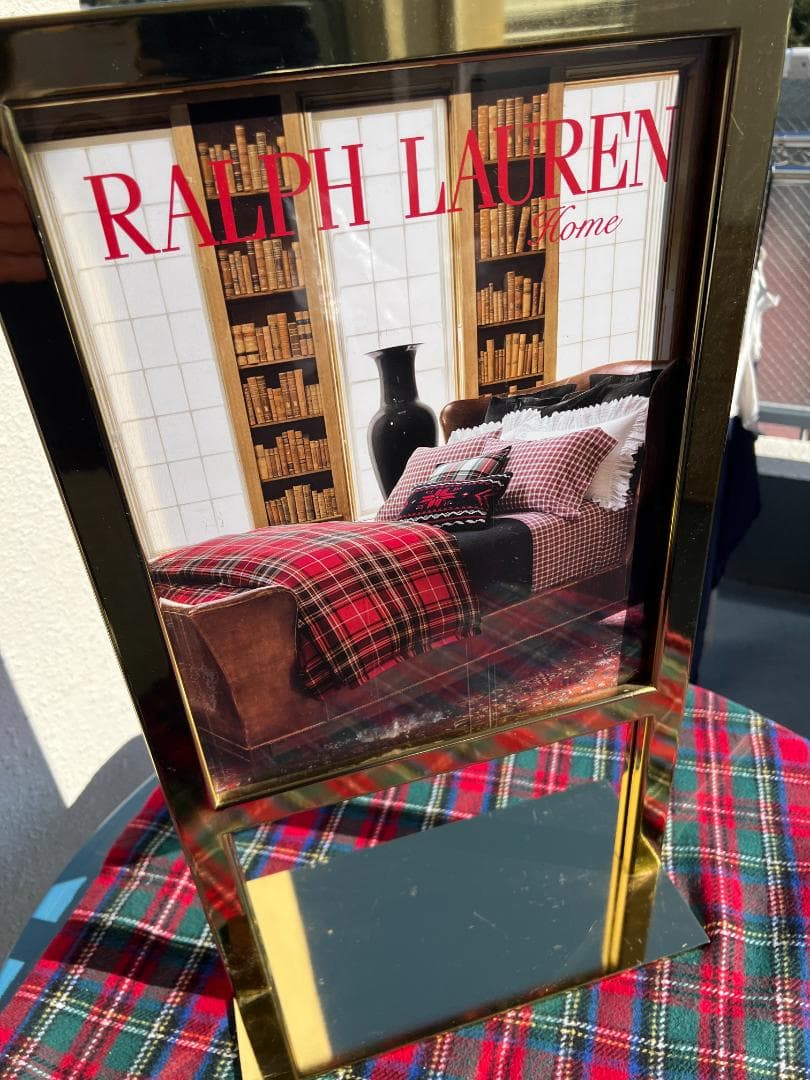 新品未使用 RALPH LAUREN  店内展示看板 高55横32幅15