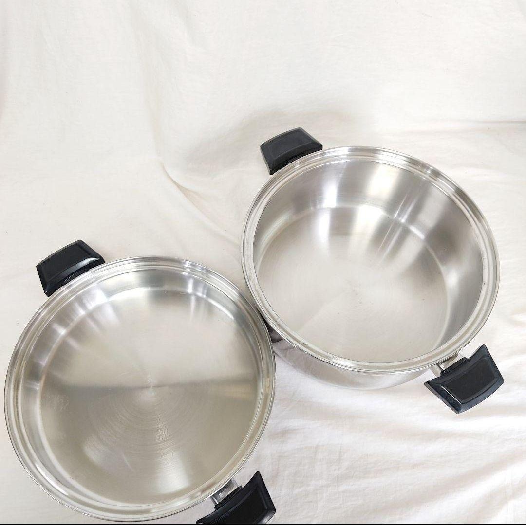 ガス仕様です　ロイヤルクイーン 6QTと大フライパン@