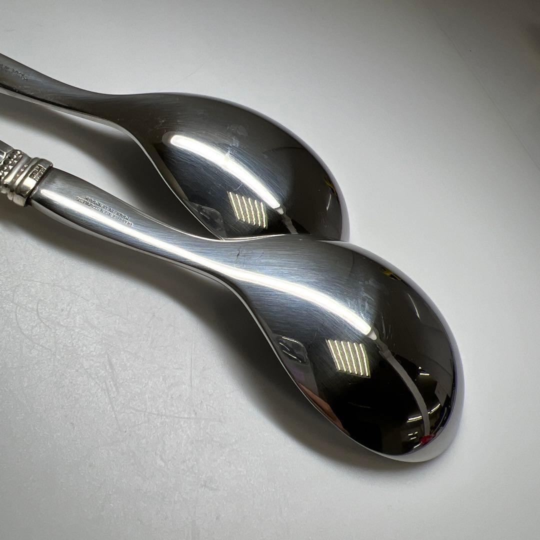 ジョージジェンセン　スプーン2本Sterling178g 東Y7-0917⭐︎2F