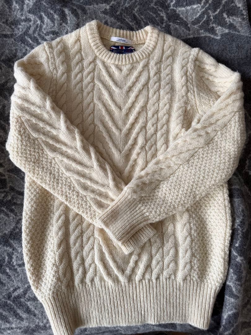 JOURNALSTANDARDrelume ブリティッシュウール アランニット