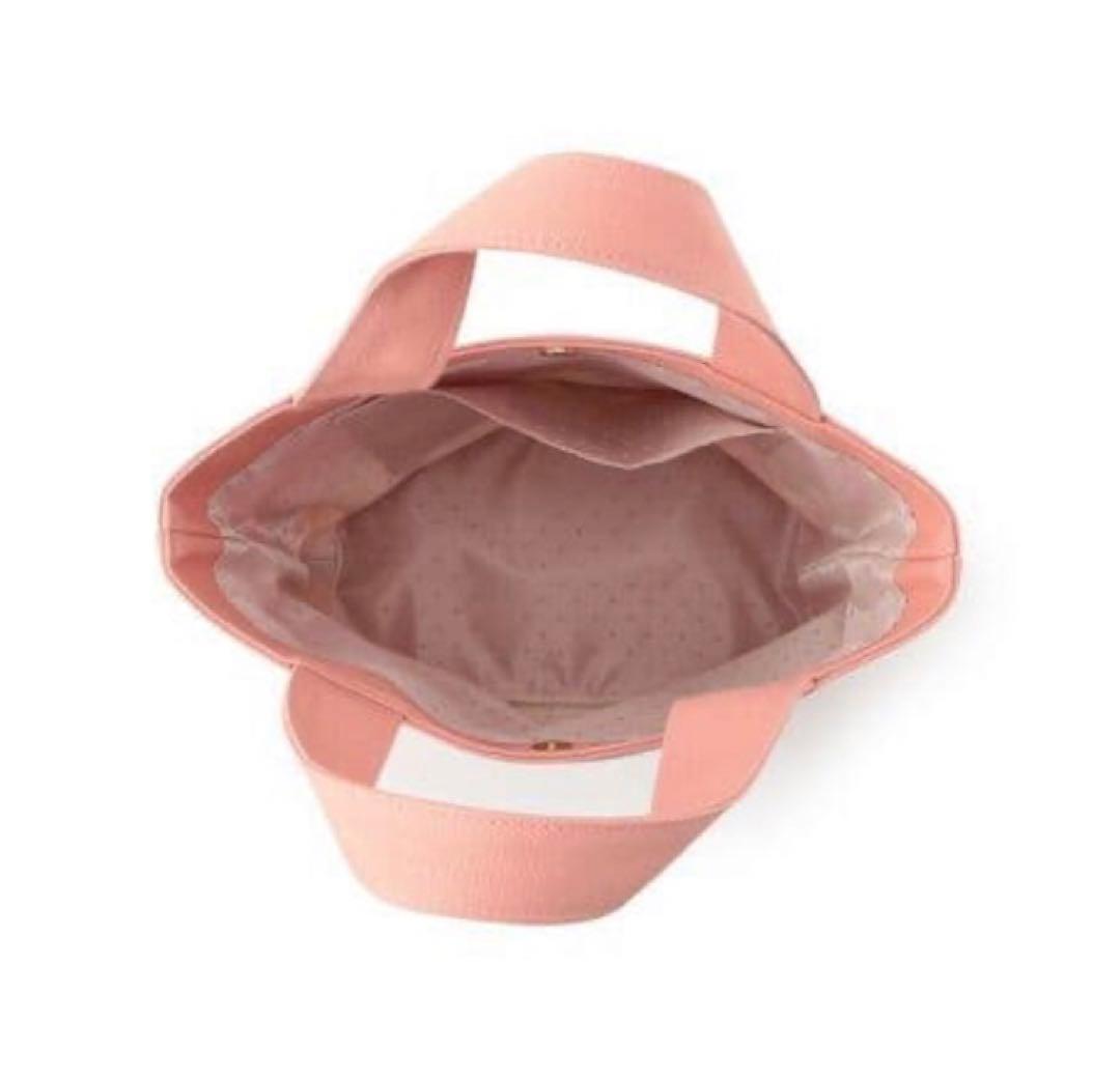 フェイラー LOVERARY ピーチドット　トートバッグ ピンク