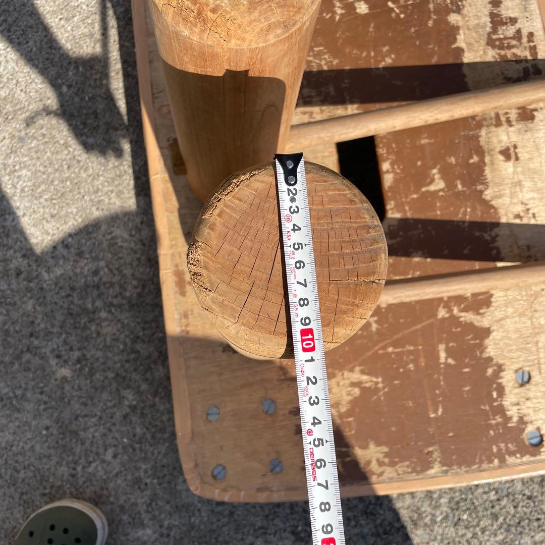 臼・うす・ウス・欅臼・餅つき臼３升臼杵2本セット横浜から50kmほど