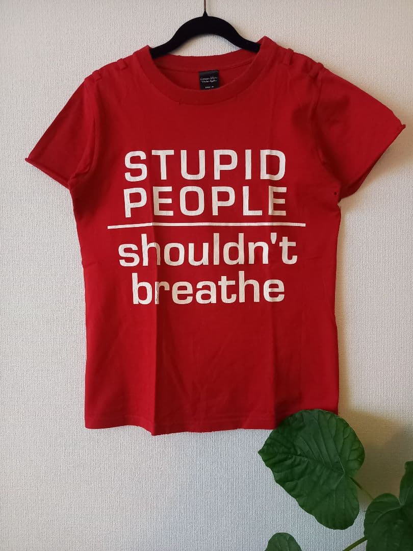 NUMBER (N)INE☆STUPID PEOPLE Tシャツ☆新品