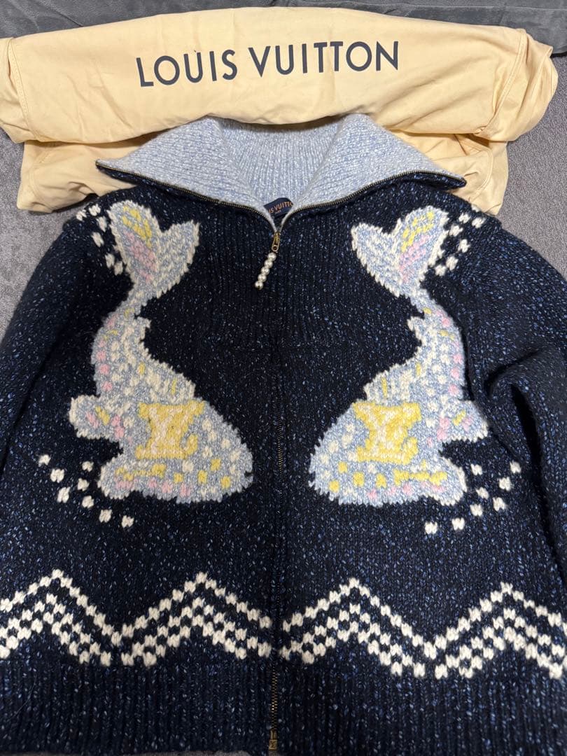 ジップニットブルゾン NIGOコラボ ルイヴィトン
