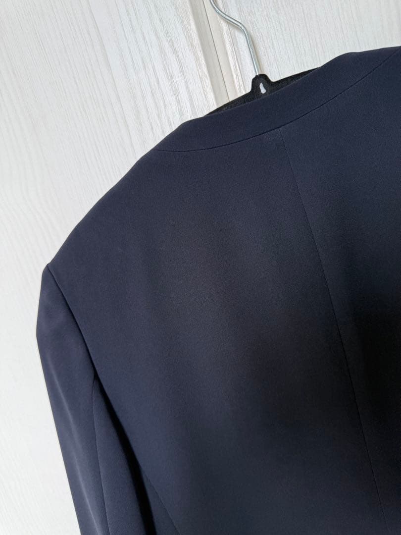 PLSTトリアセブレンドプレミアムジャケット上下セットネイビー