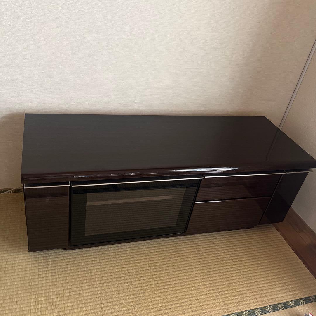 ローボード　テレビ台　ダークブラウン