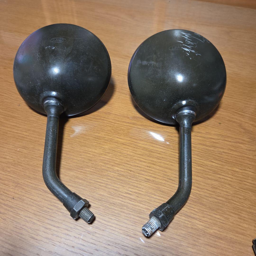 希少、当時物、ヤレ、LEAD .リード工業、鉄ミラー