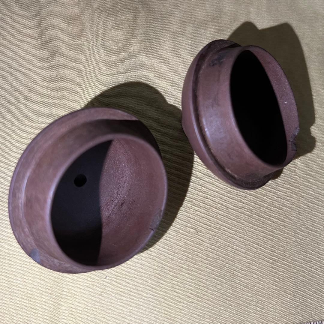 グ*ド様 煎茶道具　急須　茶銚　紫泥　対