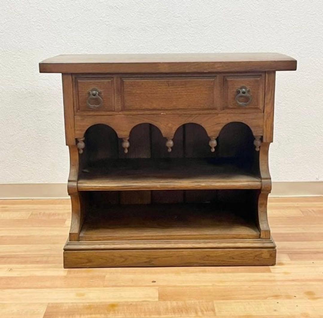 大幅値下げ！　装飾　木製台 小棚 小引き出し