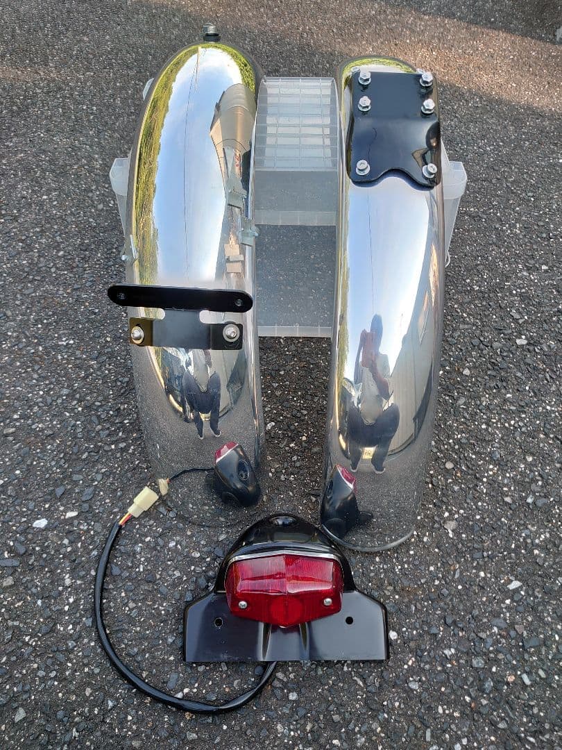 カワサキ　250TRフェンダー 前後　テール付き一式