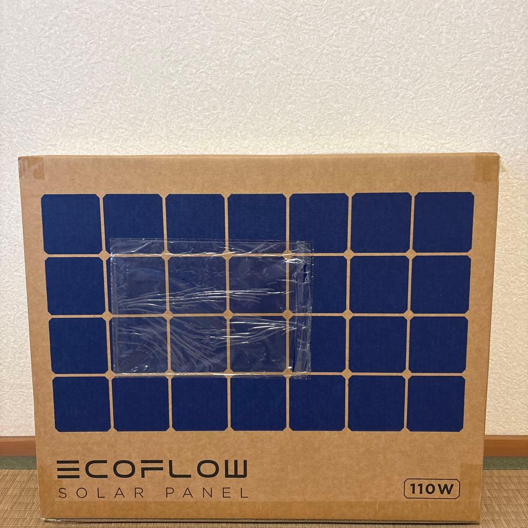 【新品】ECOFLOW ソーラーパネル 110W 専用バッグ付き