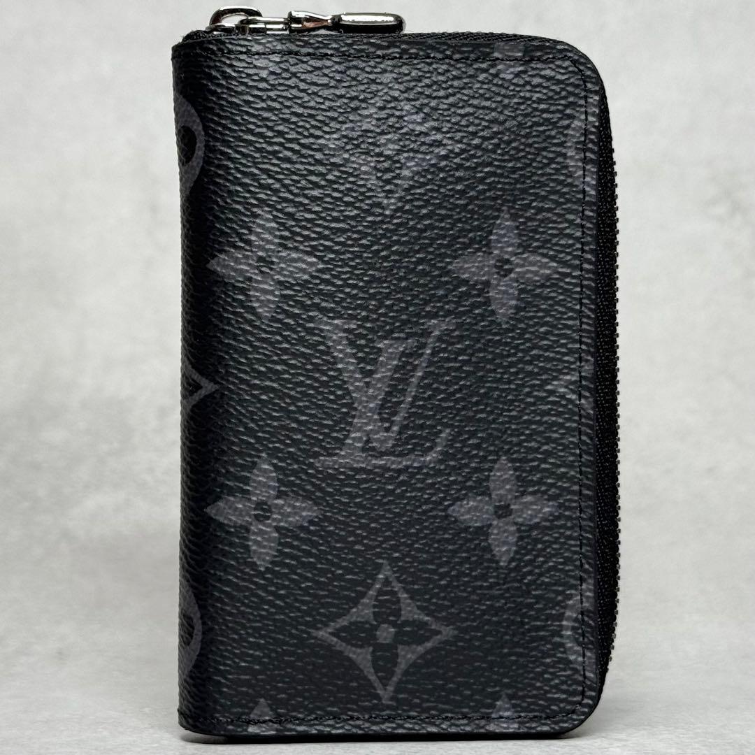極美品 ルイヴィトン モノグラムエクリプス ジッピーパース ケース