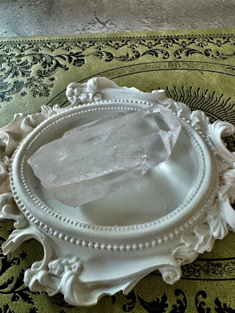 コロンビアレムリアン　ポイント　プチクラスター　ほんのりピンク