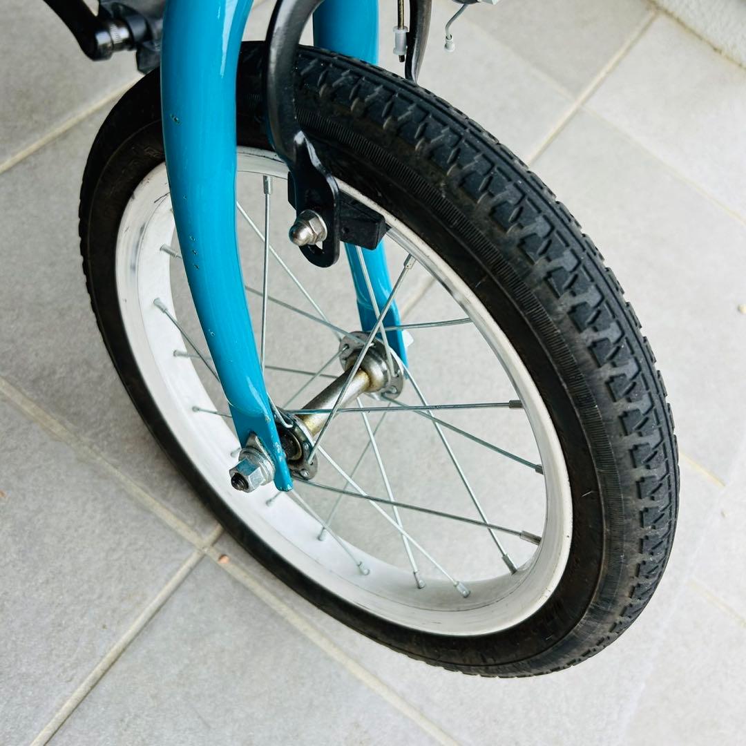 【直接渡し】People ケッターサイクル ターコイズブルー 14インチ