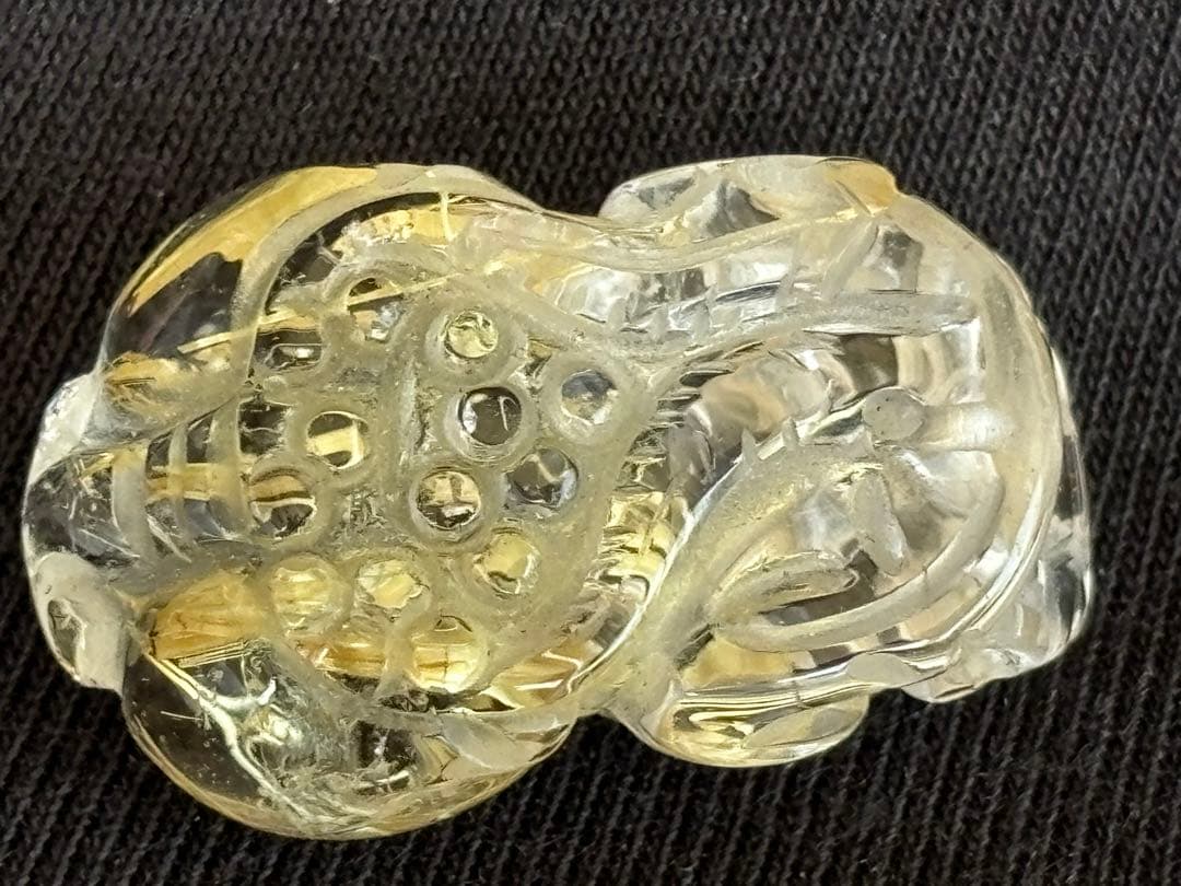 【金運、仕事運上昇】タイチンルチル貔貅⭐️ゴールド⭐️ R49