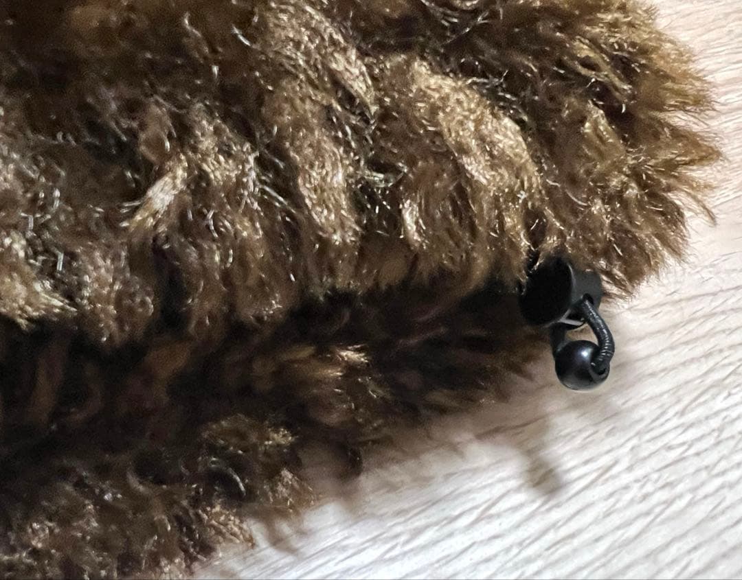 ZARA フェイクファー フード付きジャケット