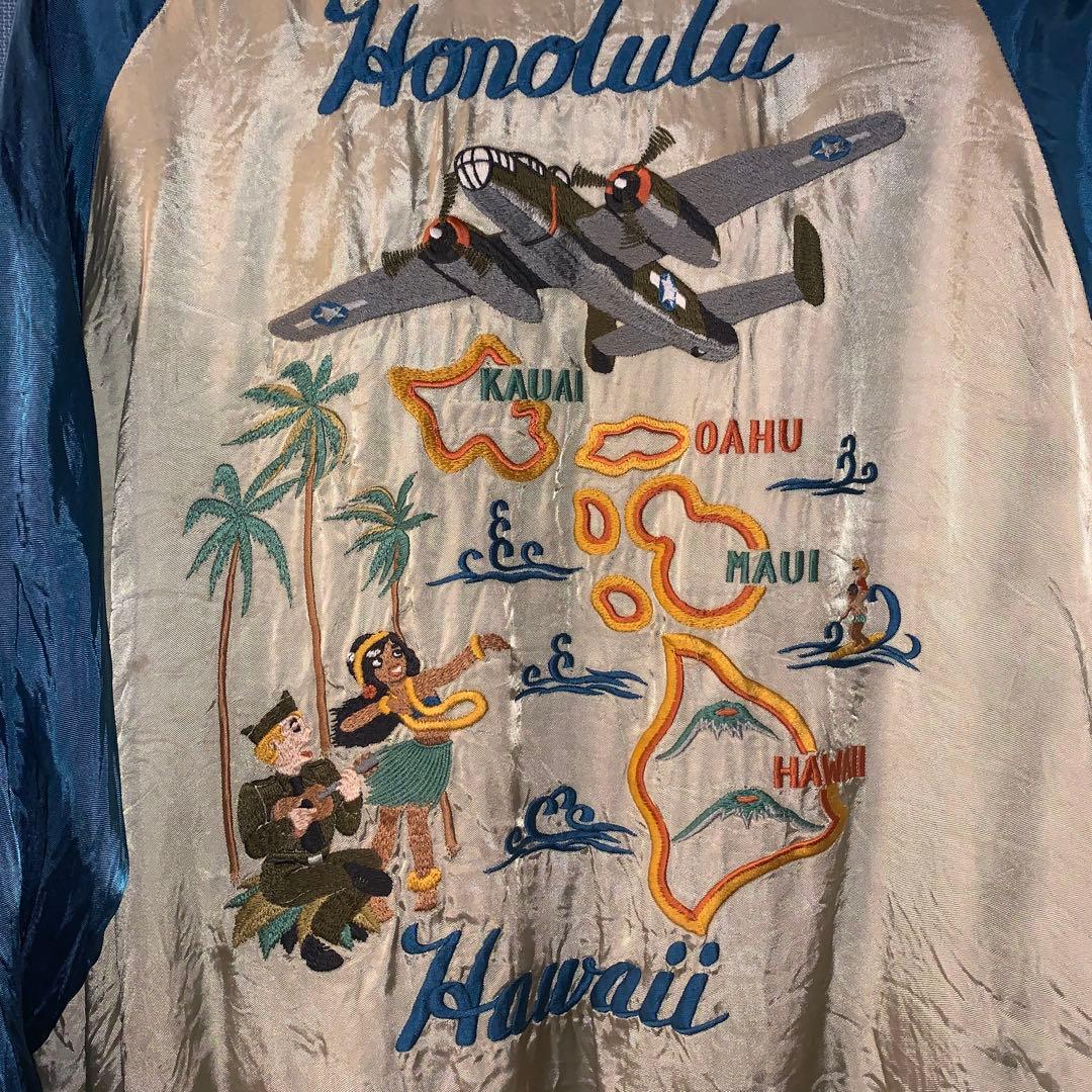 Pherrow's ハワイ ホノルル スカジャン サイズXL リバーシブル