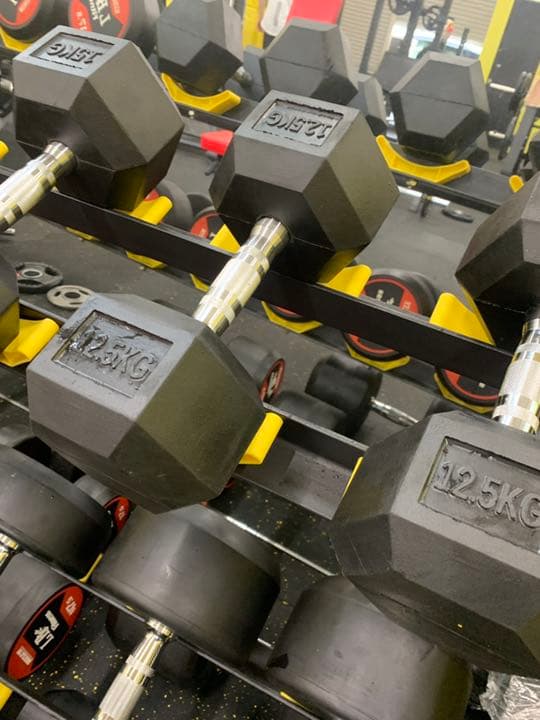 ラバーヘックス ダンベル　15kg  20kg 各2個