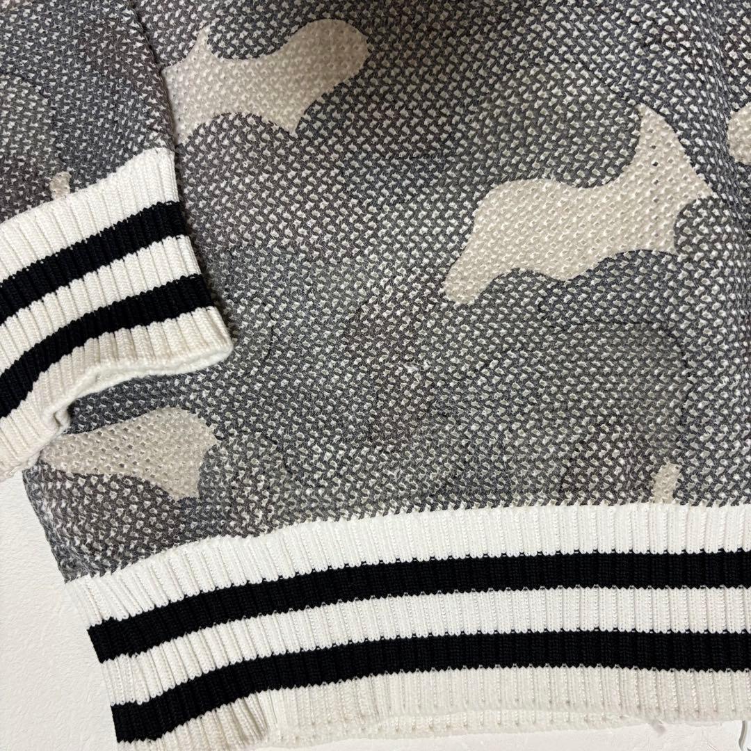 パーリーゲイツ　メッシュカモフラ柄 ジップアップブルゾン ゴルフウェア サイズ4