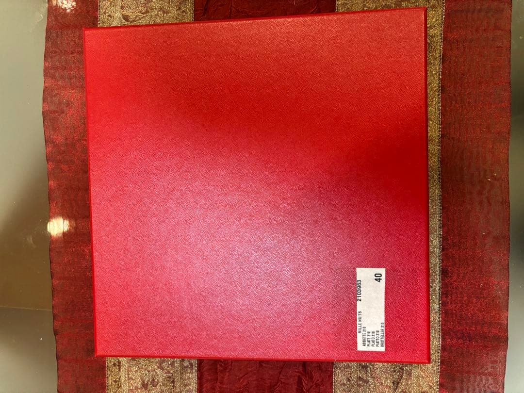 未使用 Baccarat バカラ ミルニュイ プレート 21cm 皿 食器　⑥