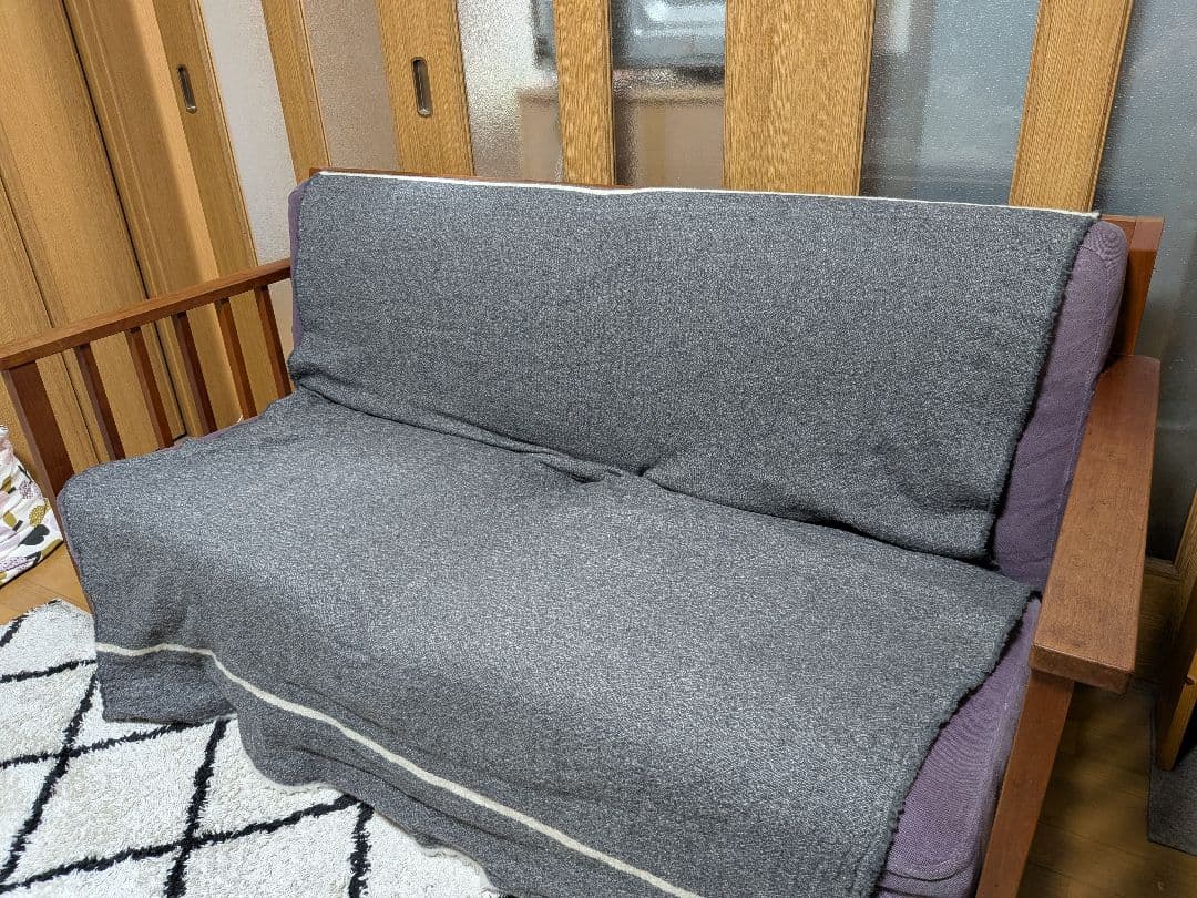 【新生活】北の住まい設計社 n’frame Sofa Ⅰ M チェリー無垢材