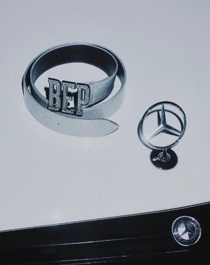 ブラックアイパッチ GLITTERED LETTERS BELT ベルト